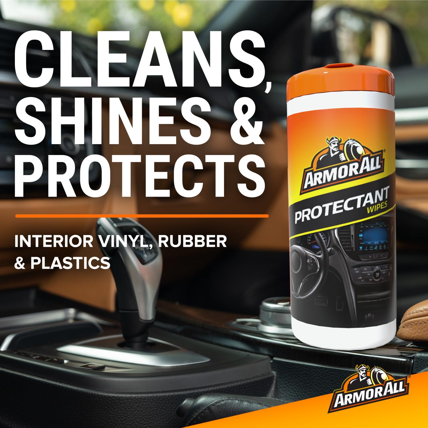 Car Wipes Multi-Pack by Armor All, Cleans Vehicle Interior and Exterior, Includes Armor All Protectant Wipes, Glass Wipes, and Cleaning Wipes, 3-Pack, 30 Car Wipes Each